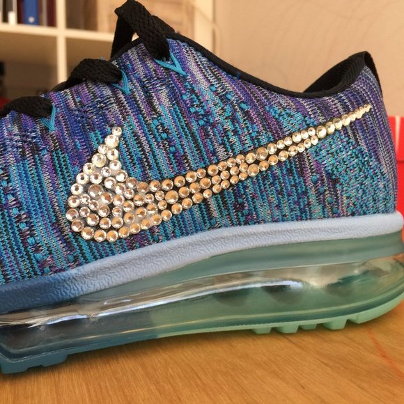 Custom Bling Nike Running Sneaker Sport Shoes D4 - Picture 4 of 6